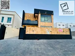 For sale, a villa in Ajman, first inhabitant, 5 rooms, excellent location, and personal finishing