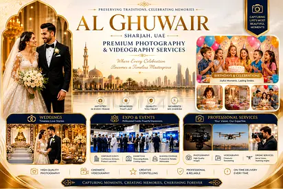 ✨Media Production Services in Al Ghuwair,
Sharjah | Professional Photography
Videography✨📸