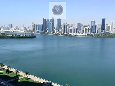 افخم غرفتين وصالة للايجار بالبرج الأزرق تكييف مجاني باركينغ مجاني جيم  اطلالة بحرية غرف ماستر خزائن بالحائط بلكونة ومسبح تشطيب حديث