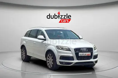 AED 1714/month | 2015 Audi Q7  | GCC Specs | Ref#467955