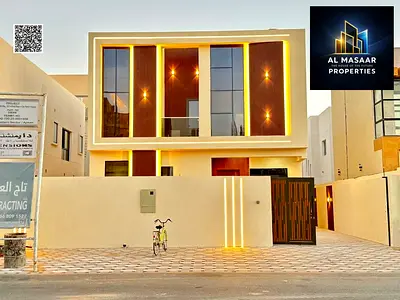 For Sale | Villa in Al Zahia, Ajman - 4 master bedrooms, majlis, and 2 living rooms. Excellent location in Al Zahia area, directly behind the shops, c