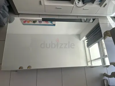 Large Full-Length Wall Mirror - Silver Frame