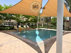SINGLE ROW PARK FACING 2BR+MAID VILLA FOR RENT 140K