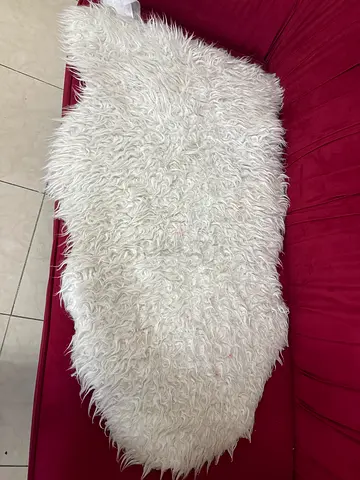 Faux Fur White Sheepskin Style Rug