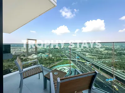 Dubai Frame View | Higher Floor | Yearly contract free