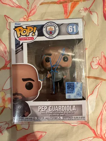 Autographed Funko Pop! Pep Guardiola (Manchester City) #61 - Signed Collectible Football