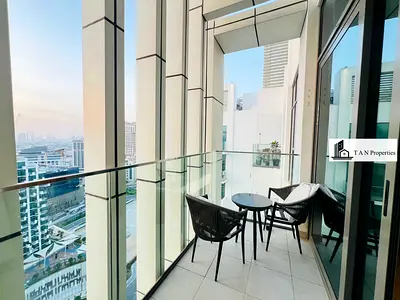 FULLY FURNISHED 1BHK || BALCONY || BURJKHALIFA VIEW
