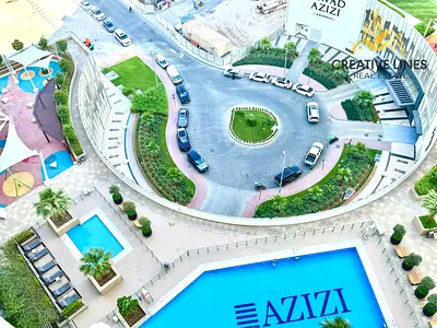 Elegant Studio for Rent in Azizi Farhad | Creek Views | near Metro