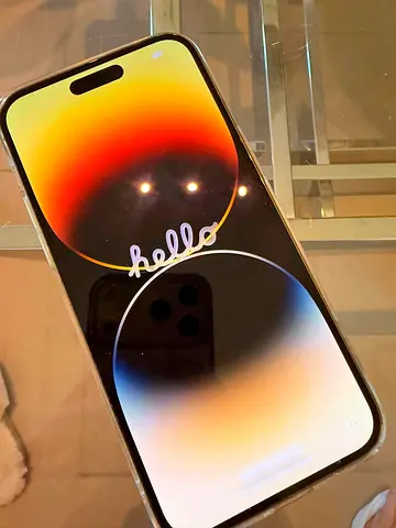 14 Pro Max Gold 512GB - Minor Cracks At The Back Glass