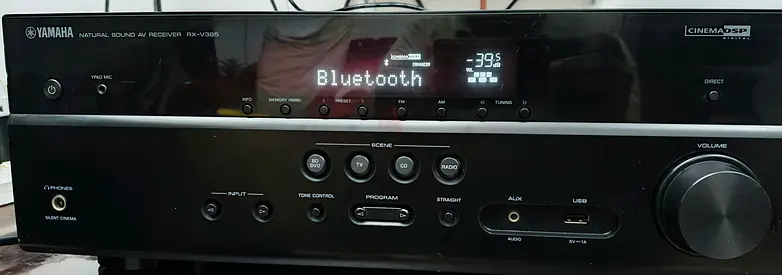 Yamaha amplifier with built in Bluetooth RX-V385
