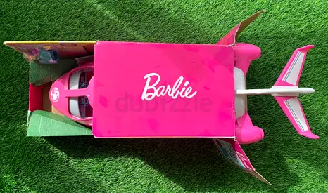 Barbie Doll Play Airplane Playset with Seats and Accessories