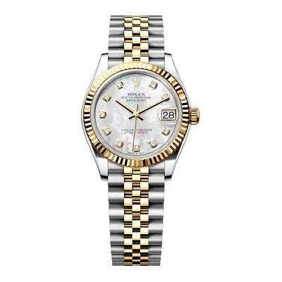 Rolex Datejust Two-Tone Ladies Watch with Diamond Dial (Mint)