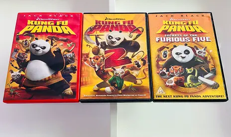 3 Kung Fu Panda DVD’s