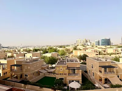 غرفة نوم واحدة غير مفروشة | لينكس ريزيدنس DSO | شرفة وإطلالة على المدينة