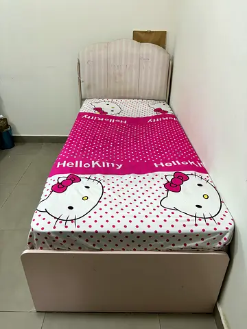 Single Bed with Headboard - Good Condition