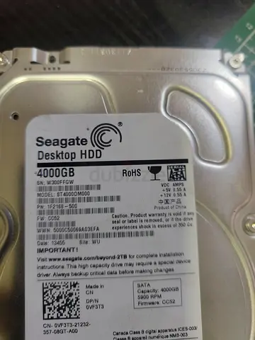 Seagate Desktop HDD 4TB SATA