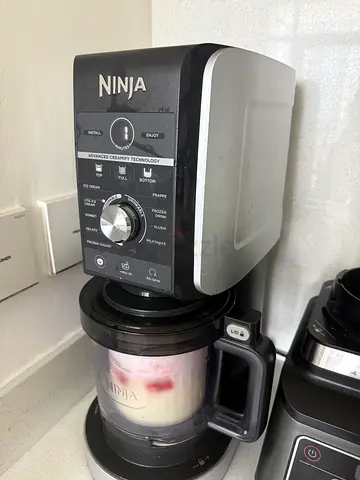 Ninja creamy deluxe, almost never in use was purchased few months ago from Amazon. have 2 pins