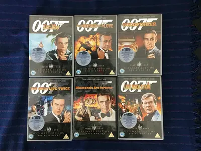6 JAMES BOND 007 Ultimate Edition DVDs