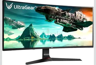 LG 34GL750-B 34 Inch 21: 9 Ultragear Curved Wfhd (2560 X 1080) IPS 144Hz G-SYNC Compatible Gaming Mo