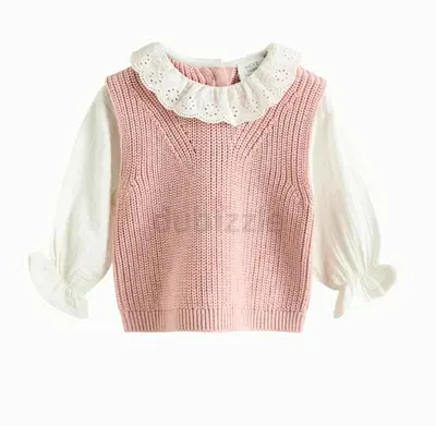 Baby girls shirt with sleeves, size 1-2 years