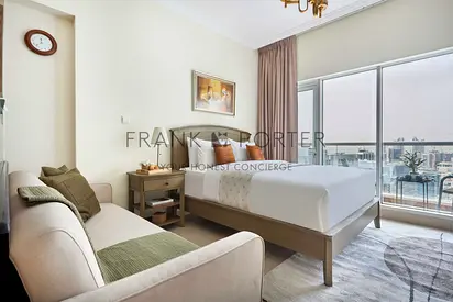 Minimalist Studio Living - Minutes to Dubai Mall | Ideal for Mid - Term Rental, Monthly & Weekly Stays | All Bills Inclusive
