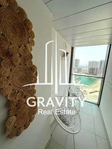 Fully Furnished 2BR Apt with Balcony | Overlooking the Reem Canal