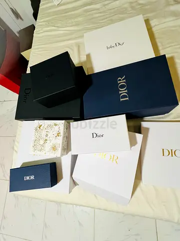 Lot of Dior Boxes and Packaging - Assorted Luxury Gift Boxes