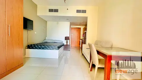 Furnished Studio | Lake & Pool View | Spacious Balcony | Lakeside Tower B