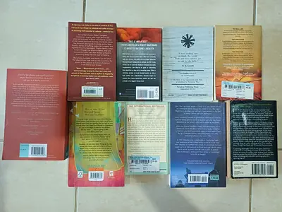 Bundle of 9 Adult Paperback Novels - Mixed Fiction