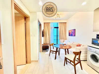 Fully furnished 1bhk •• open view •• chiller free •• best location •• hot offer in 4 cheques