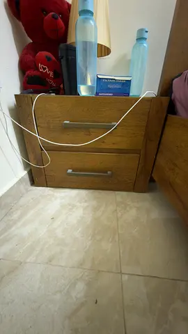 Wooden Bedside Table / Nightstand with Two Drawers (2 Nos) - Good Condition (50 and each)