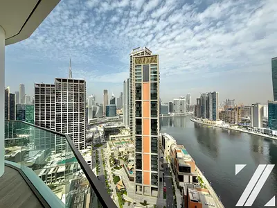 Burj and Canal views | Huge Terrace | Vacant
