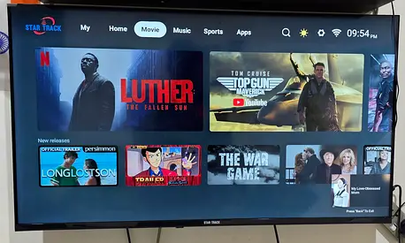 Star Track Smart TV - 43 (used, working)