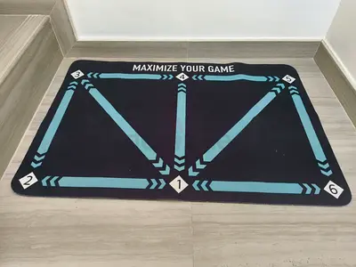 Large Soccer training mat, to help ball skills.