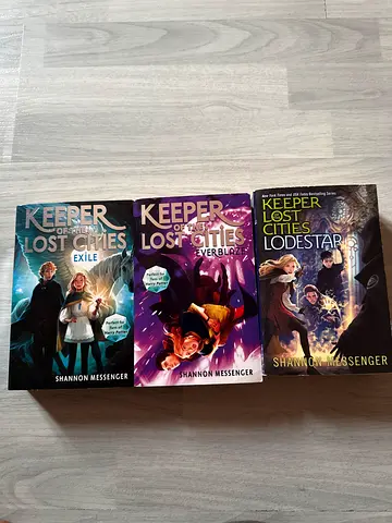 Keeper of the Lost Cities by Shannon Messenger - 3 books (good condition)