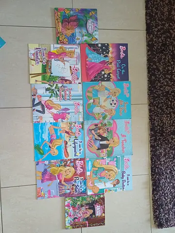 Set of 10 Barbie Childrens Picture Books - Good Condition