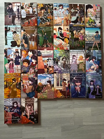 Collection: 26 Volumes of Komi Cant Communicate Manga (English). Full collection
