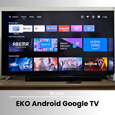 65-inch EKO Android Google TV - Good Working Condition