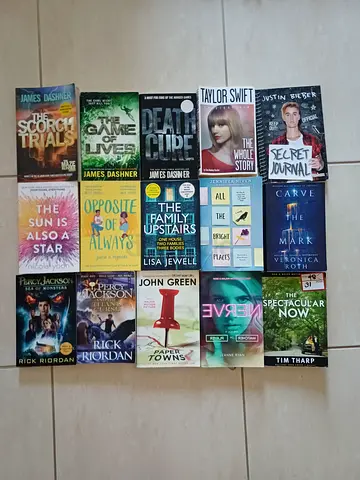 Young Adult bundle of 15 Pre-owned Paperback Books — Mixed Fiction  Nonfiction