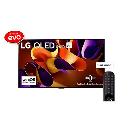 LG 77″ OLED evo G4 4K Smart TV AI Magic remote Dolby Vision webOS24 (2024 Model)