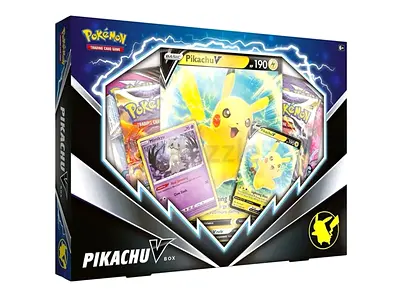 Pokémon Pikachu V Collectible Box - Sealed Trading Card Set