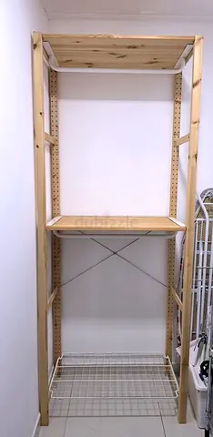 IKEA IVAR Open Wardrobe / Closet System – Solid Pine
