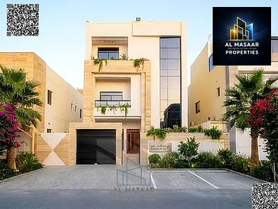 Villa for sale in Al Yasmine, 7 master rooms, modern finishing, comprehensive services