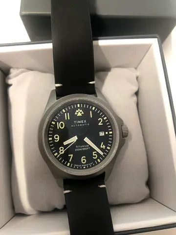 Timex expedition north automatic watch. Titanium