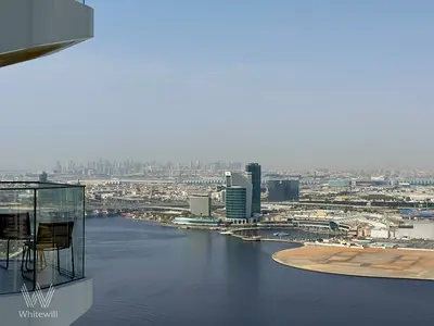 شقة فندقية مفروشة بغرفة نوم واحدة | العنوان هاربور بوينت | إطلالات على الخور والمارينا