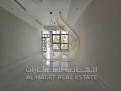 فيلا جديدة أول ساكن للإيجار في حوشي الشارقة | 6 غرف ماستر | مصعد + سمارت هوم | 180,000 درهم