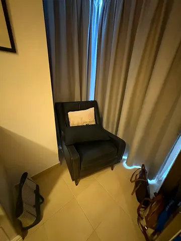 🖤 Premium Black Leather Armchair