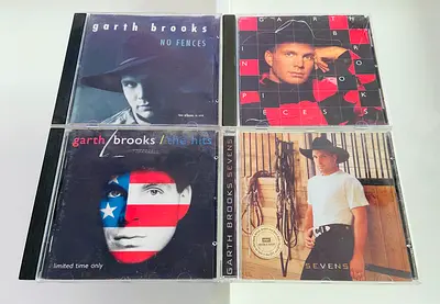 4 Garth Brooks Music CD’s