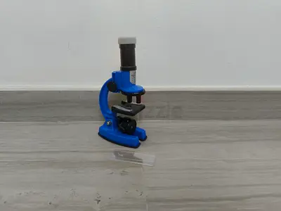 Kids real Microscope - Blue, Lightweight Educational.