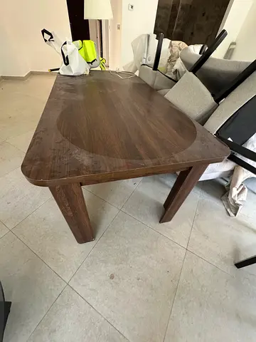 Dining table with 6 chairs